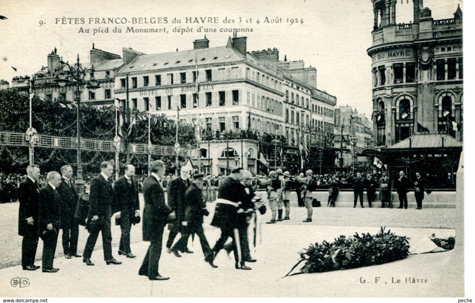 N°66798 -cpa Le Havre -fêtes Franco Belges 1924- - Zonder Classificatie