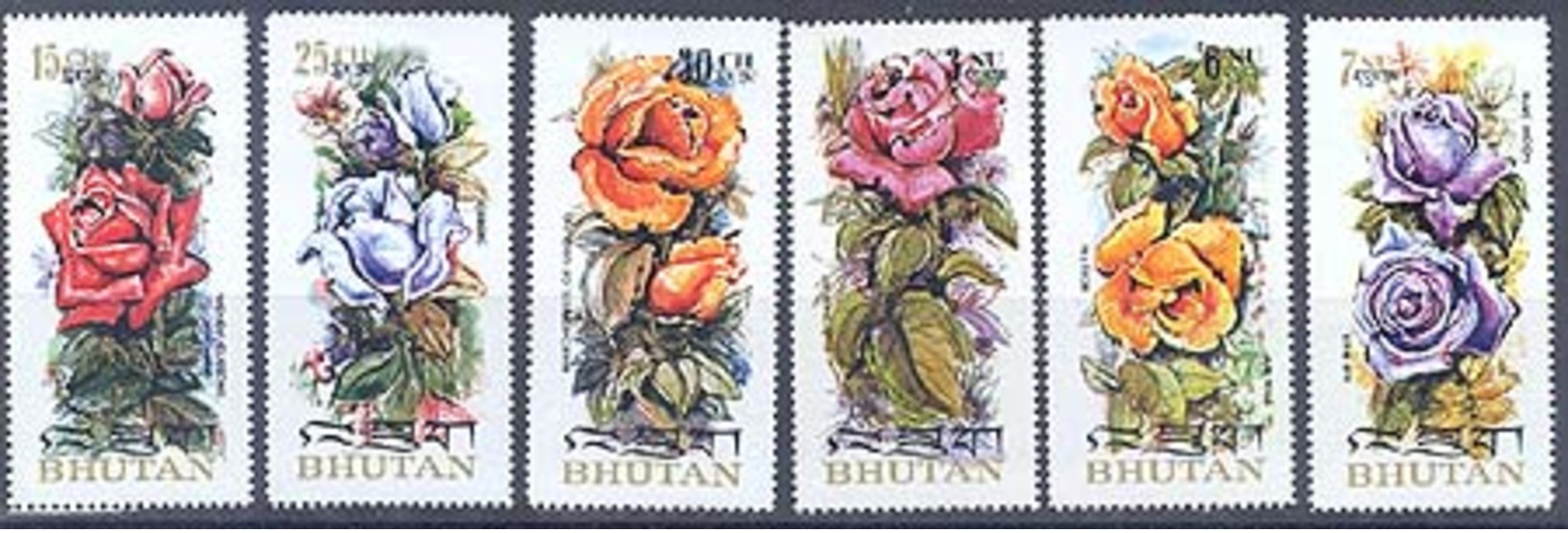 Bhutan 545-550 Bloc 57 Flora, Neuf** Sans Charniere, Mint NH, Scott 150-150F - Bhutan