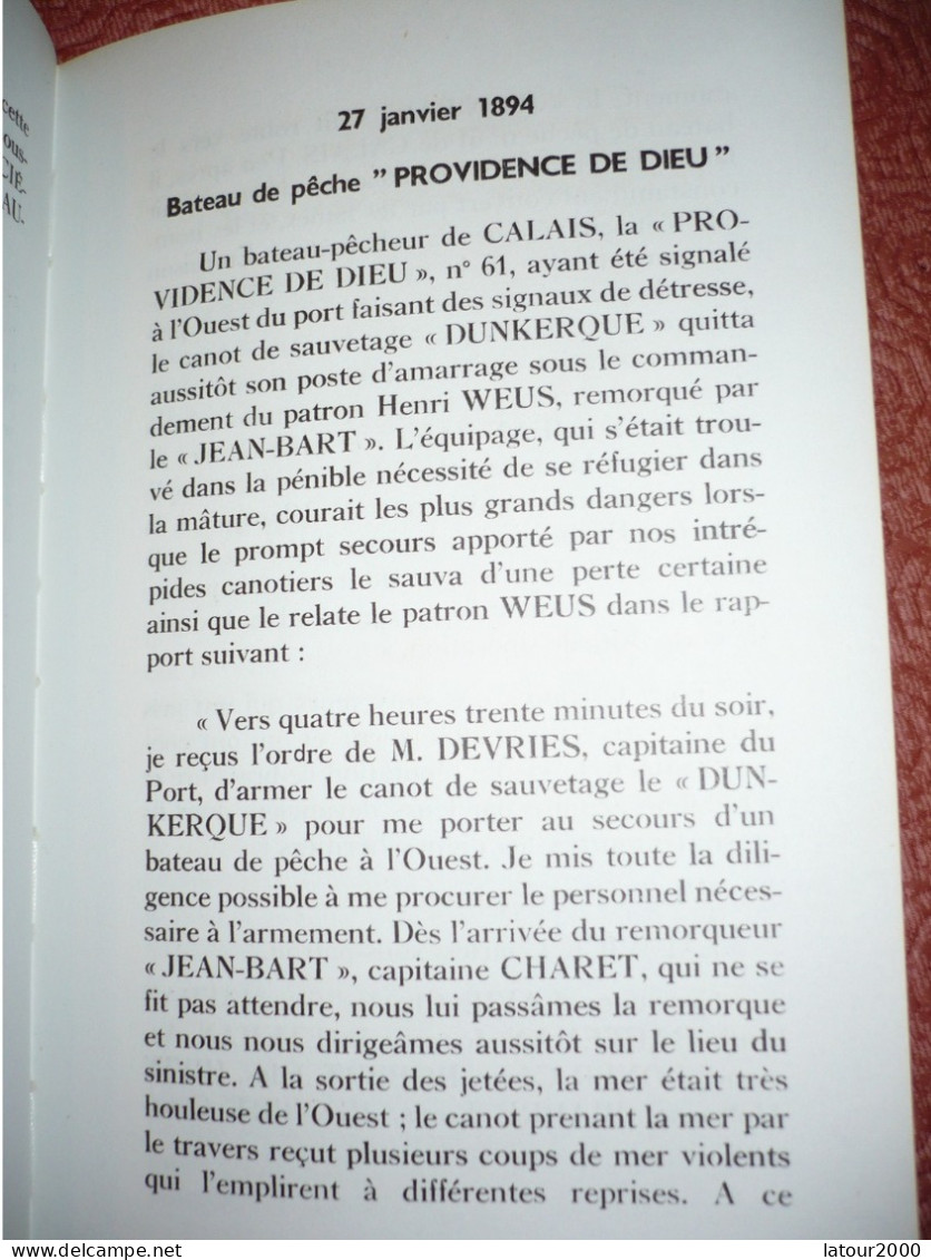 DUNKERQUE SNSM DU SAUVETAGE EN MER A DUNKERQUE. L MECHAIN M RAFFOUX - Picardie - Nord-Pas-de-Calais