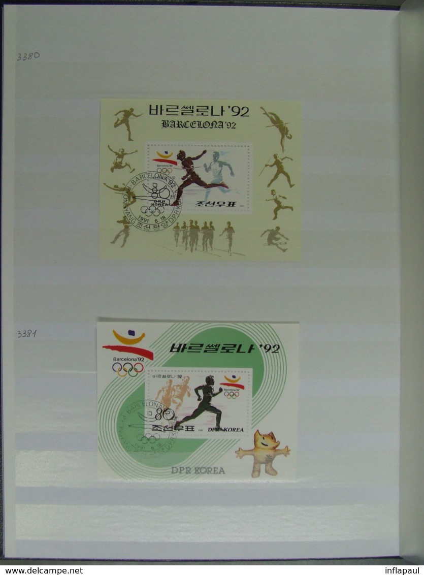 Korea 1991 gestempelt nahezu komplett 47,30 € Michel Katalogwert