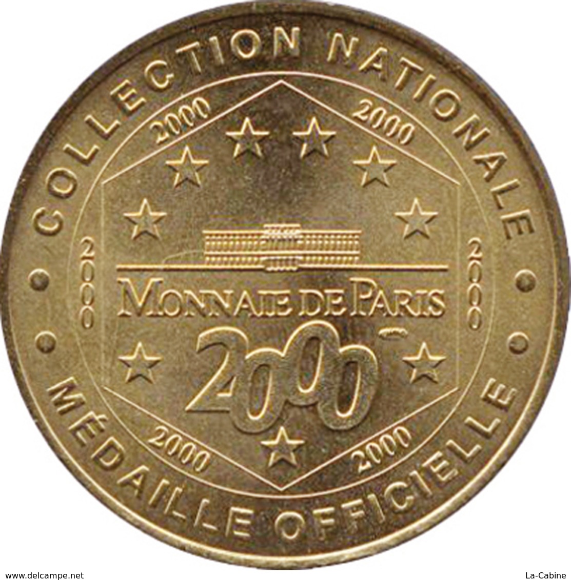 84 VAUCLUSE FONTAINE DE VAUCLUSE VALLIS CLAUSA MÉDAILLE MONNAIE DE PARIS 2000 JETON TOKEN MEDALS COINS - 2000