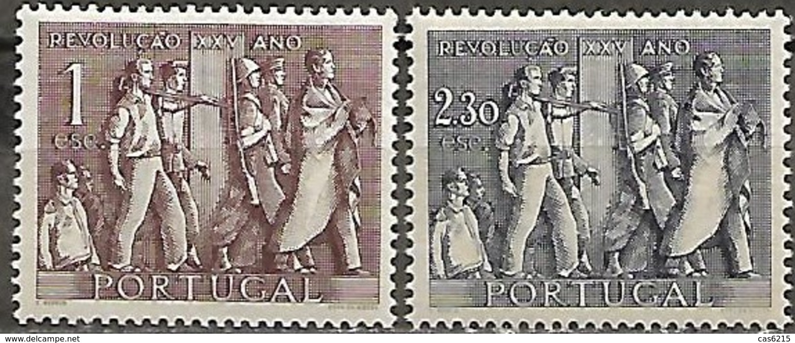 Portugal 1951 25º Aniv Revolução Nacional De 28 De Maio 1926, MF739/40; Novo E Novo Com Charneira - Neufs