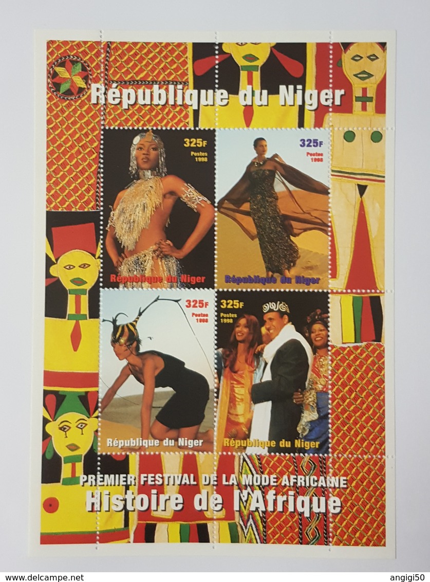 BLOC TIMBRE PREMIER FESTIVAL DE LA MODE AFRICAINE    NIGER - Niger (1960-...)