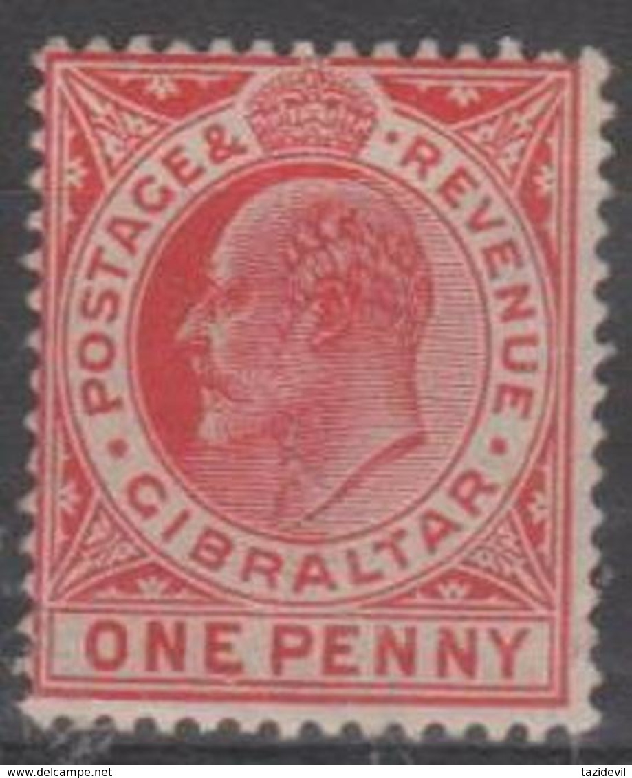 GIBRALTAR - 1907 1d King Edward VII. Scott 51. Mint - Gibraltar