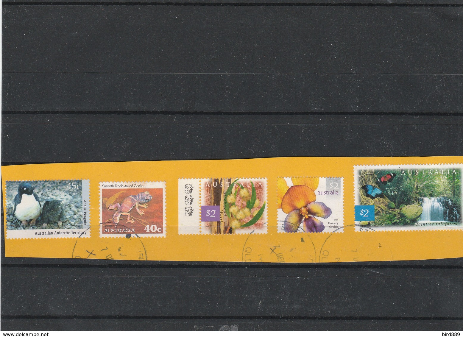 Australia & AAT Fauna Penguin Flower Butterfly Stamps Used - Autres & Non Classés