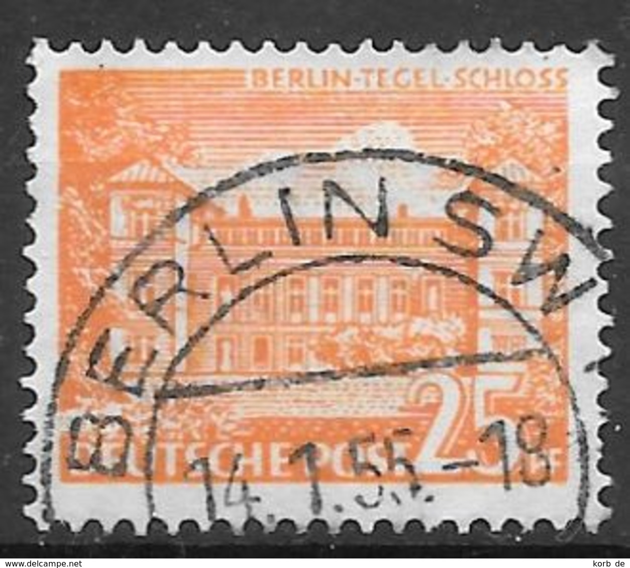 Berlin 1949 / MiNr.     50   Stempel   14.01.1955     O / Used  (f2058) - Usati
