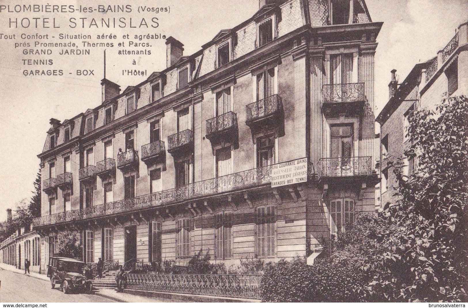 PLOMBIERES LES BAINS - Hôtel Stanislas - Plombieres Les Bains