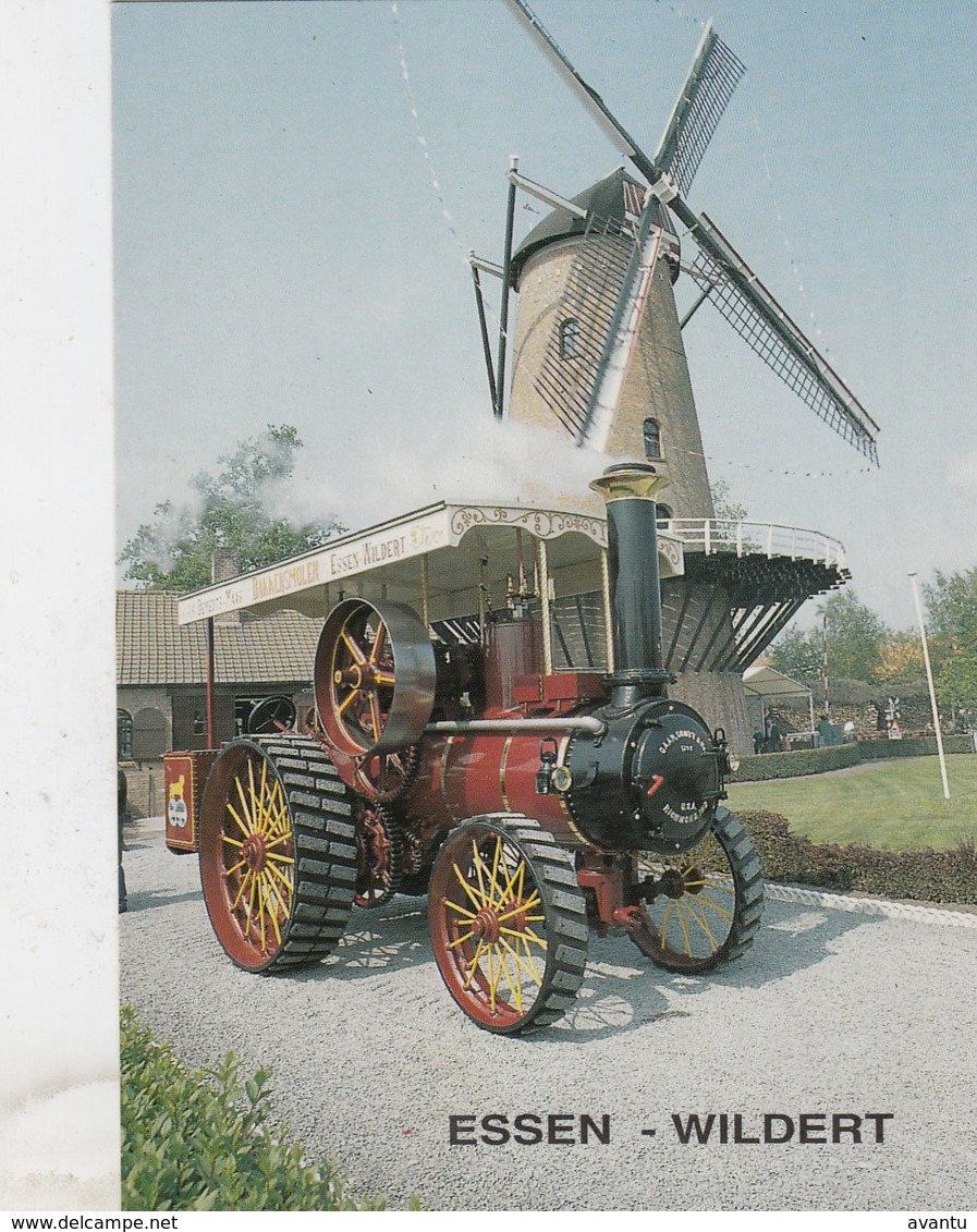 ESSEN / WILDERT / DE MOLEN / MOULIN / BAKKERSMOLEN EN STOOMTRACTOR - Essen