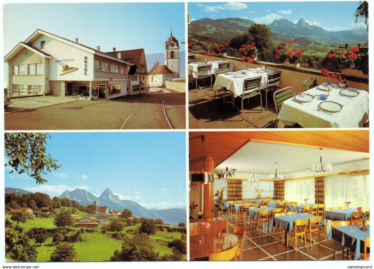 STEINERBERG Gasthaus Löwen Werbung Hotel Fam. Zimmermann-Reichlin - Steinerberg