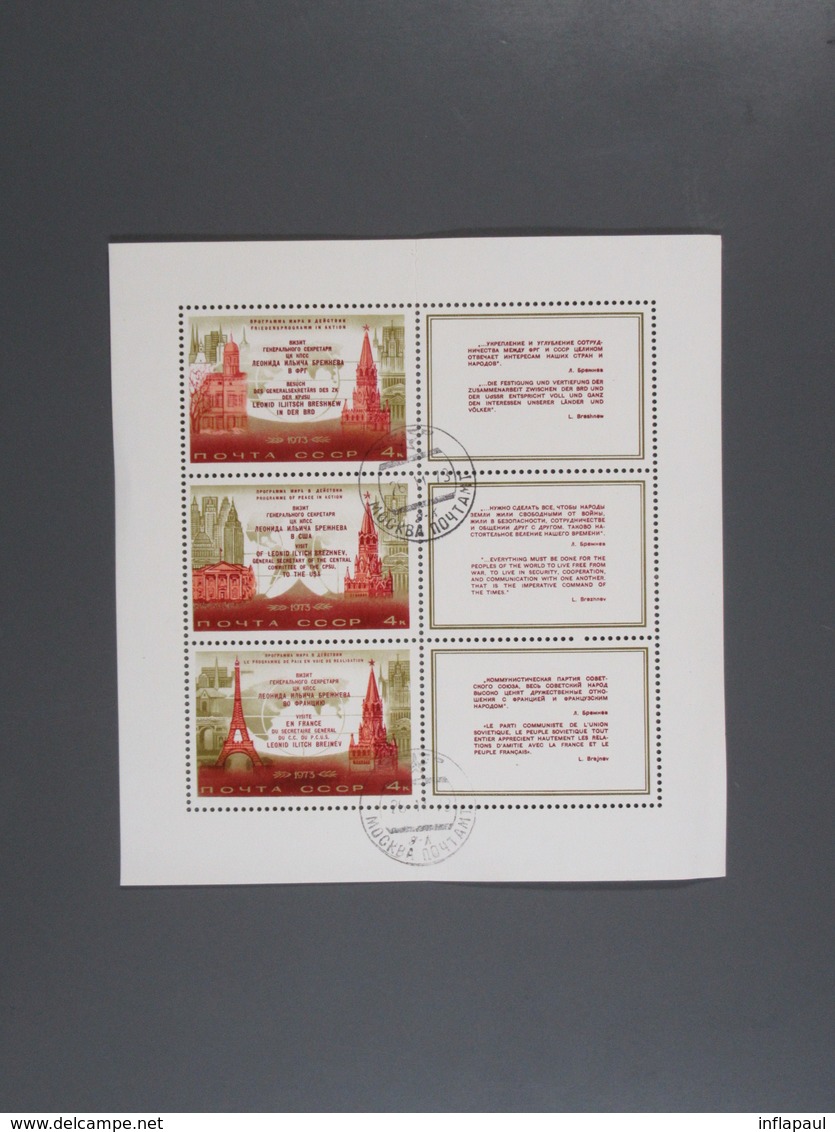 1000 Verschiedene Briefmarken Sowjetunion Und 50 Blöcke Gestemepelt - Sonstige & Ohne Zuordnung