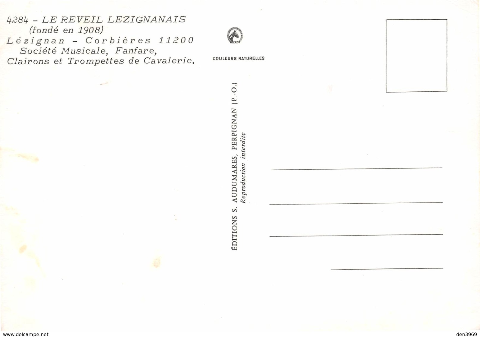 LEZIGNAN-CORBIERES - Le Réveil Lézignanais - Fanfare - Majorette - Tambours - Clairons - Trompettes De Cavalerie - Autres & Non Classés