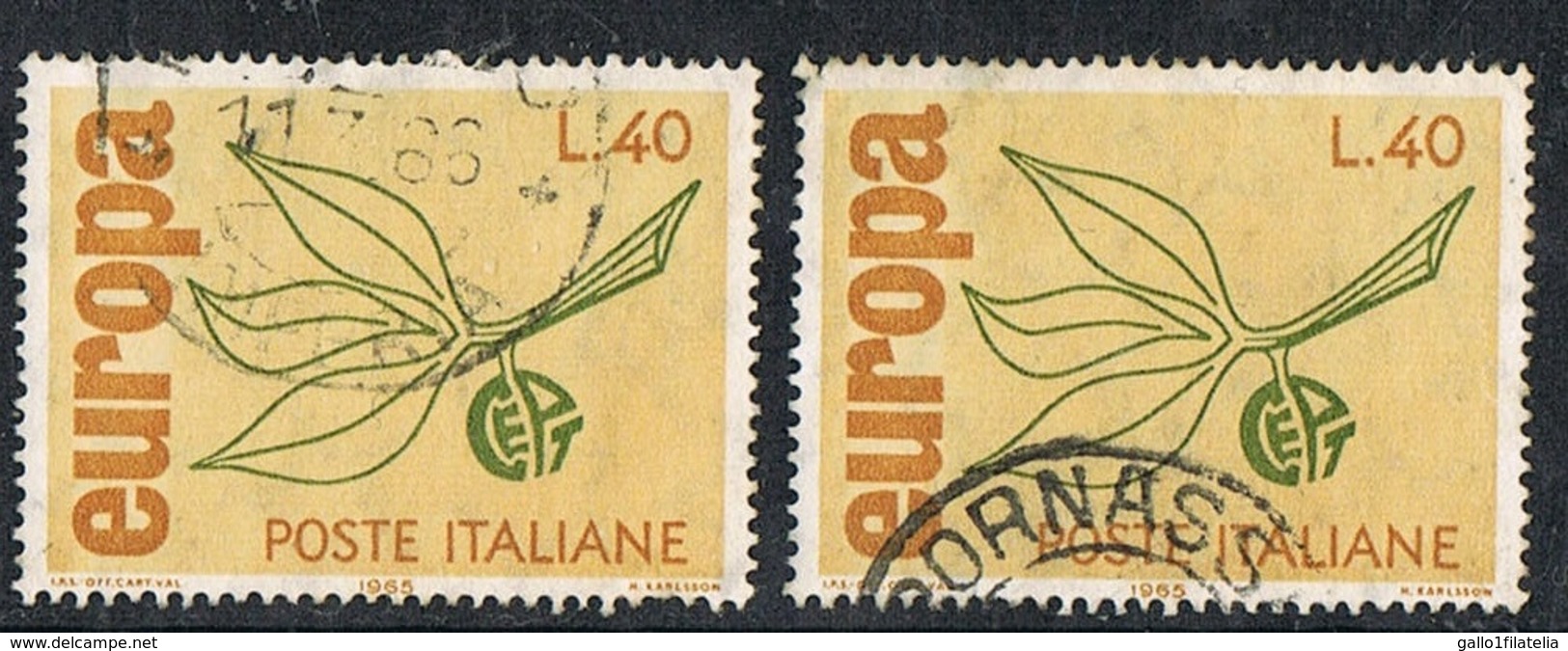 1965 - ITALIA / ITALY - EUROPA CEPT. USATO - 1965