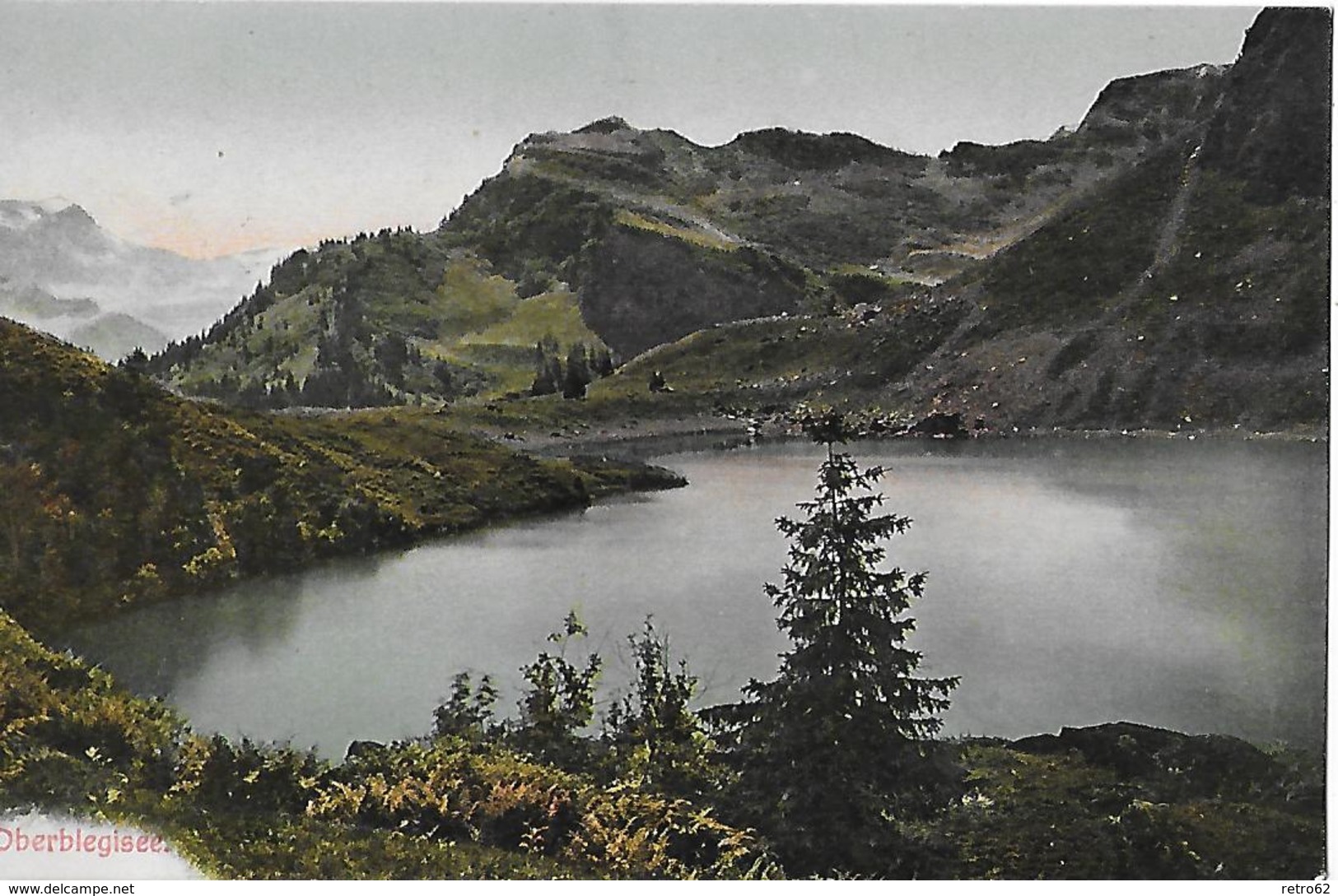 OBERBLEGISEE → Schöner Bergsee Im Glarnerland Anno 1910 - Autres & Non Classés