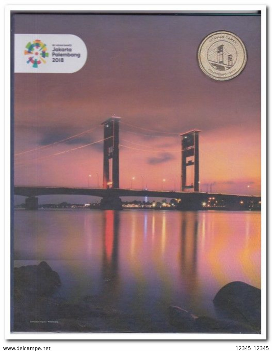 Indonesië 2018, Postfris MNH, 18th Asian Games Special Pack (6scans) - Indonesië