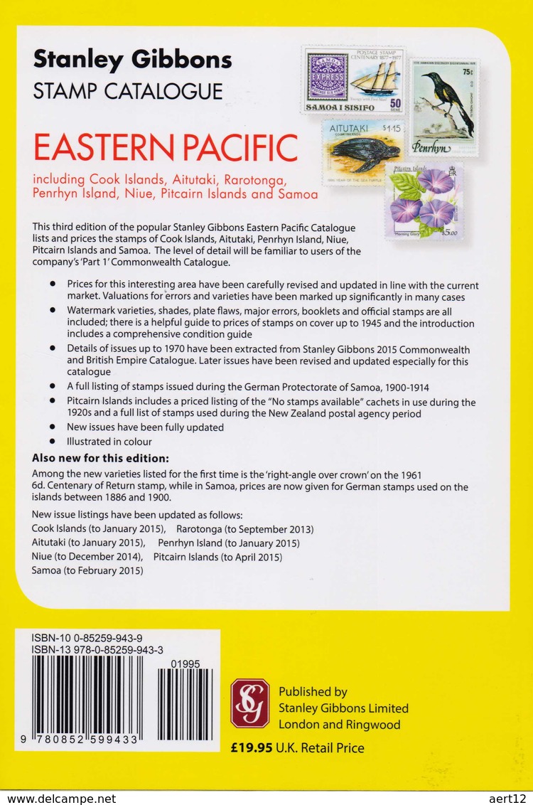 Stanley Gibbons Eastern Pacific Stamp Catalogue 3rd Edition 2015 - Autres & Non Classés