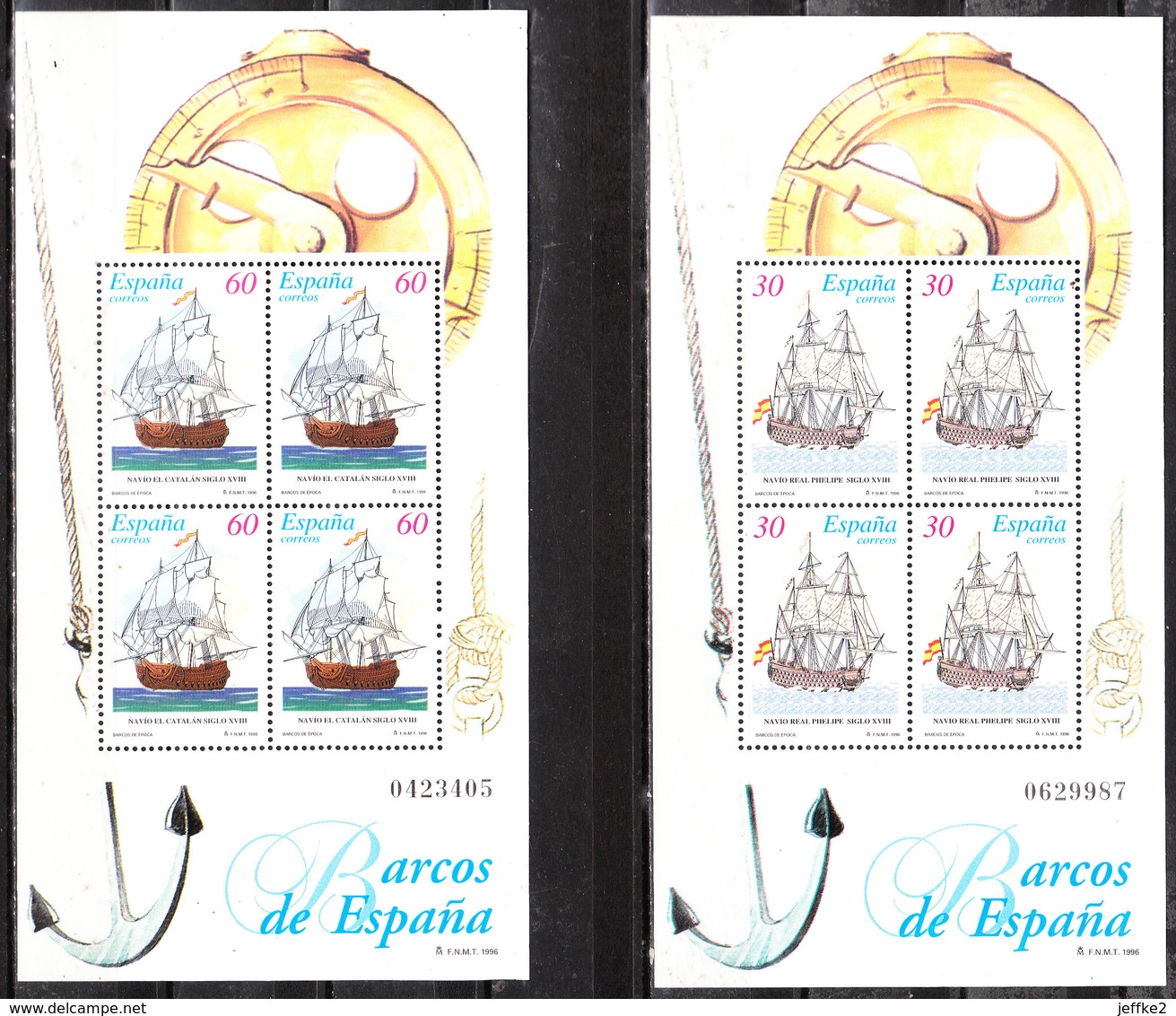 BL68/69**  Navires D'époques - Les 2 Blocs - MNH** - LOOK!!!! - Blocs & Feuillets