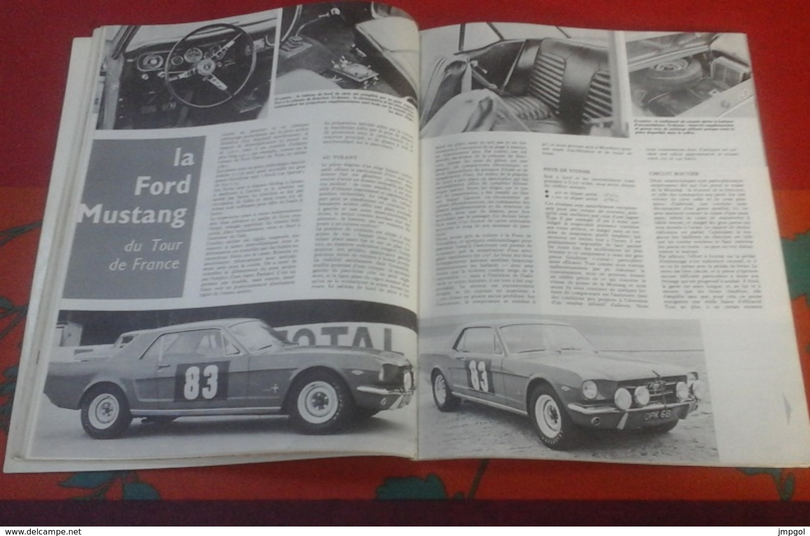 Sport Auto N°34 Novembre 1964 Tour De France Ferrari Tourisme Ford Mustang,Monthléry Coupe Du Salon - Auto/Motorrad