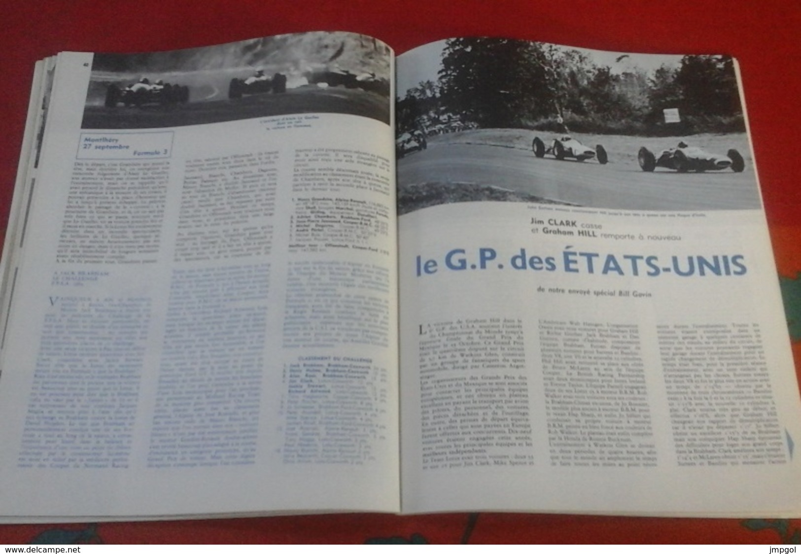 Sport Auto N°34 Novembre 1964 Tour De France Ferrari Tourisme Ford Mustang,Monthléry Coupe Du Salon - Auto/Motorrad