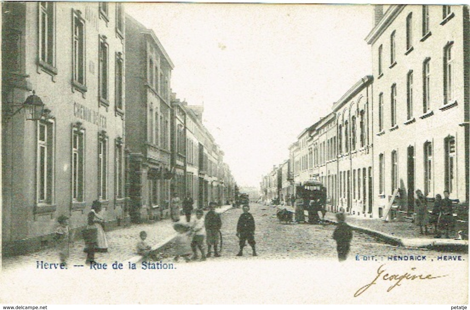 Herve , Rue De La Station - Herve