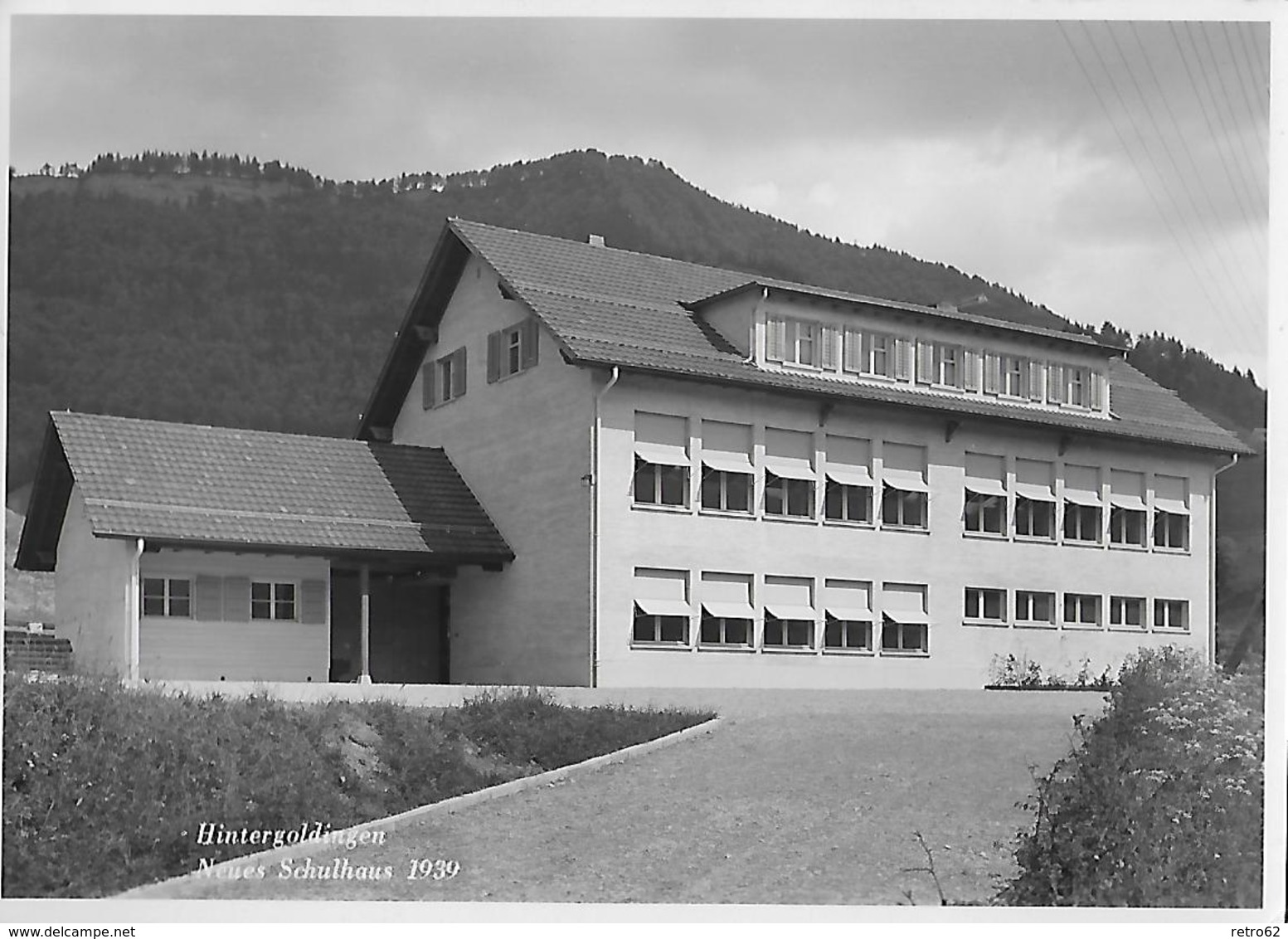 HINTERGOLDINGEN → Neues Schulhaus Erbaut 1939 - Goldingen