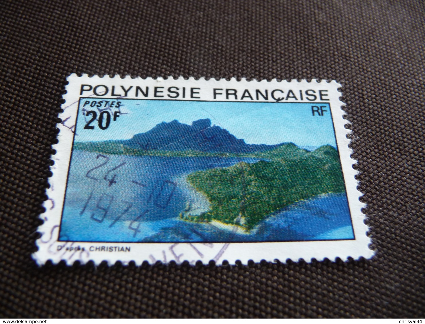 TIMBRE    POLYNÉSIE     N  102      COTE  2,50  EUROS  OBLITÉRÉ - Oblitérés