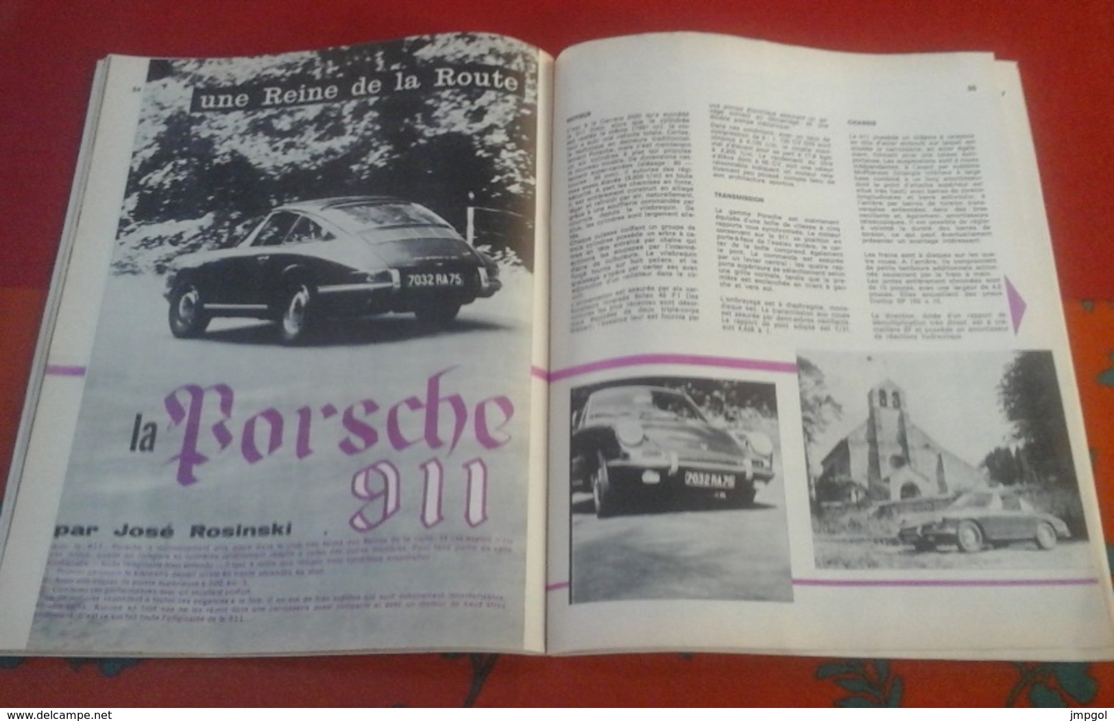 Sport Auto N°54 Juillet 1966 Indianapolis,Compte Rendu 2' Heures Du Mans,1000 Km Spa,Fournier Marcadier,Porsche 911 - Auto/Moto