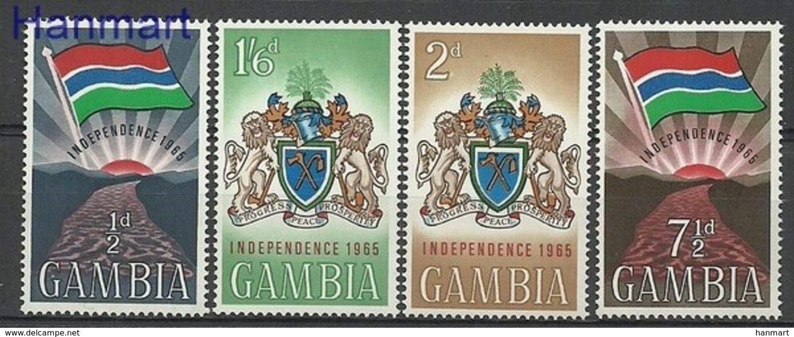 Gambia 1965 Mi 201-204 MNH ( ZS5 GMB201-204 ) - Stamps