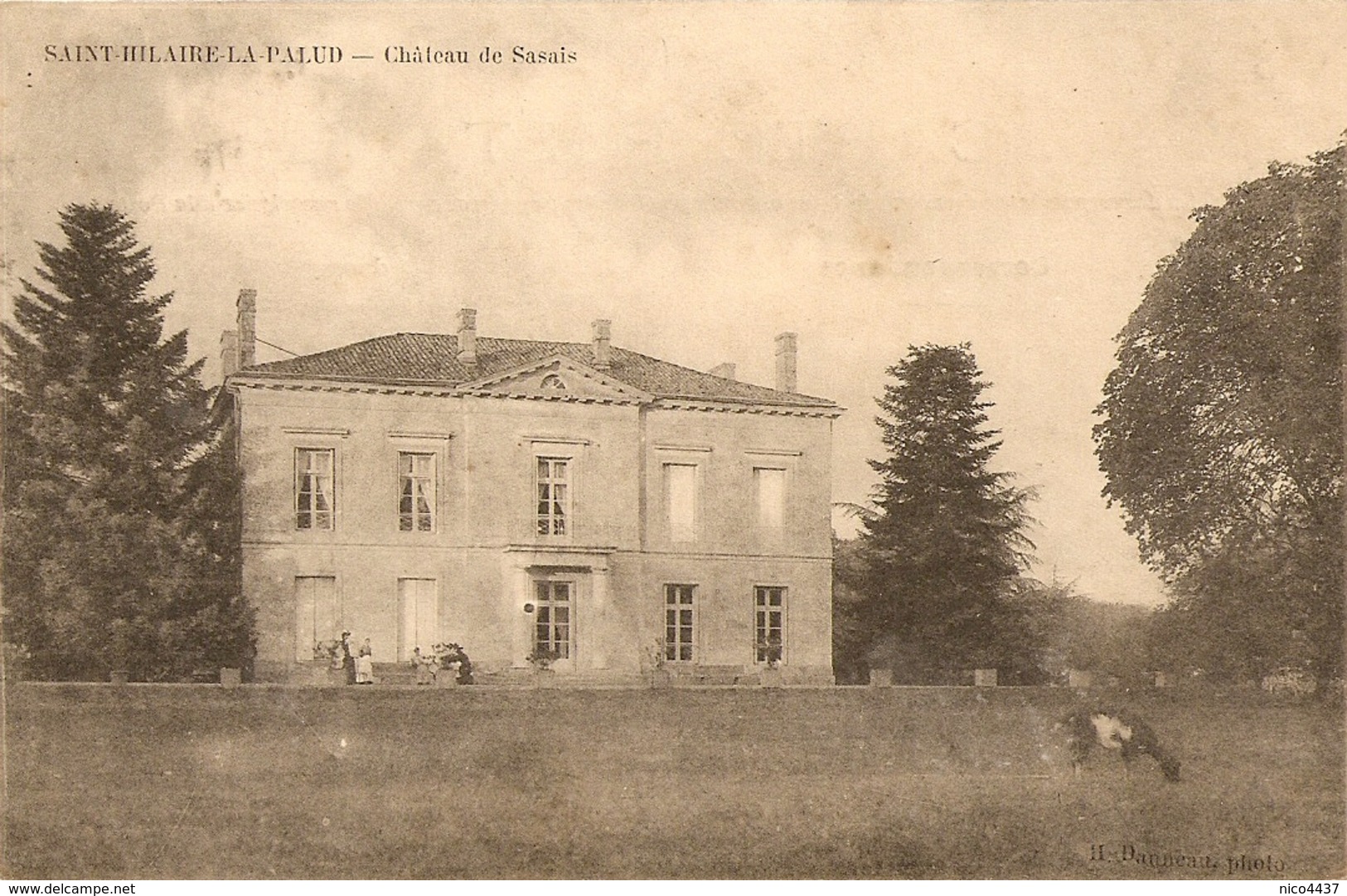 Cpa St Hilaire La Palud Chateau De Sasais - Autres & Non Classés