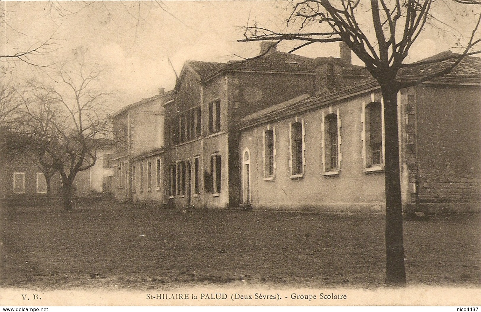 Cpa St Hilaire La Palud Groupe Scolaire - Autres & Non Classés