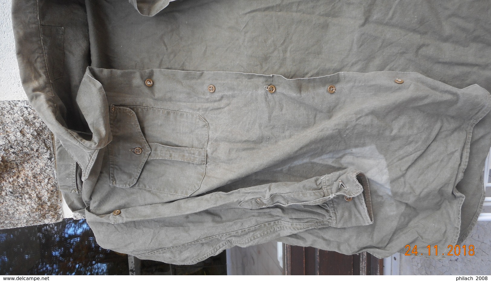 chemise armée francaise époque Indochine (période 1945/1955)