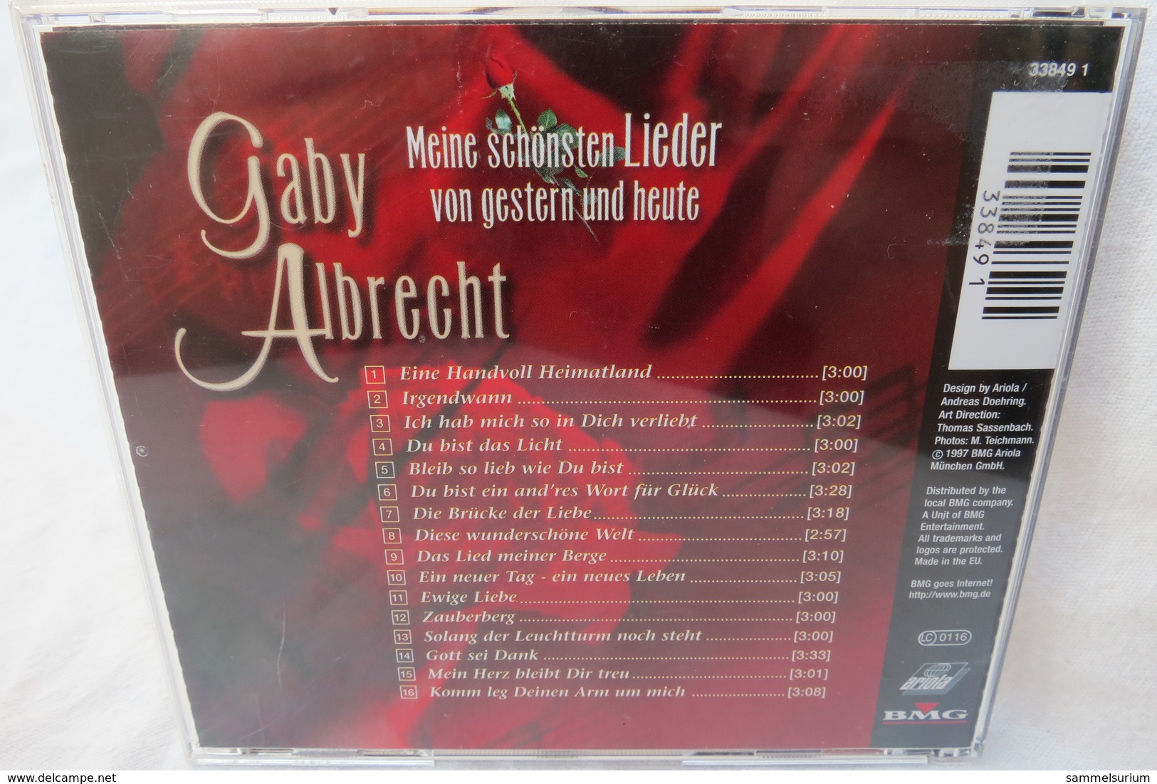 CD "Gaby Albrecht" Meine Schönsten Lieder Von Gestern Und Heute - Autres - Musique Allemande