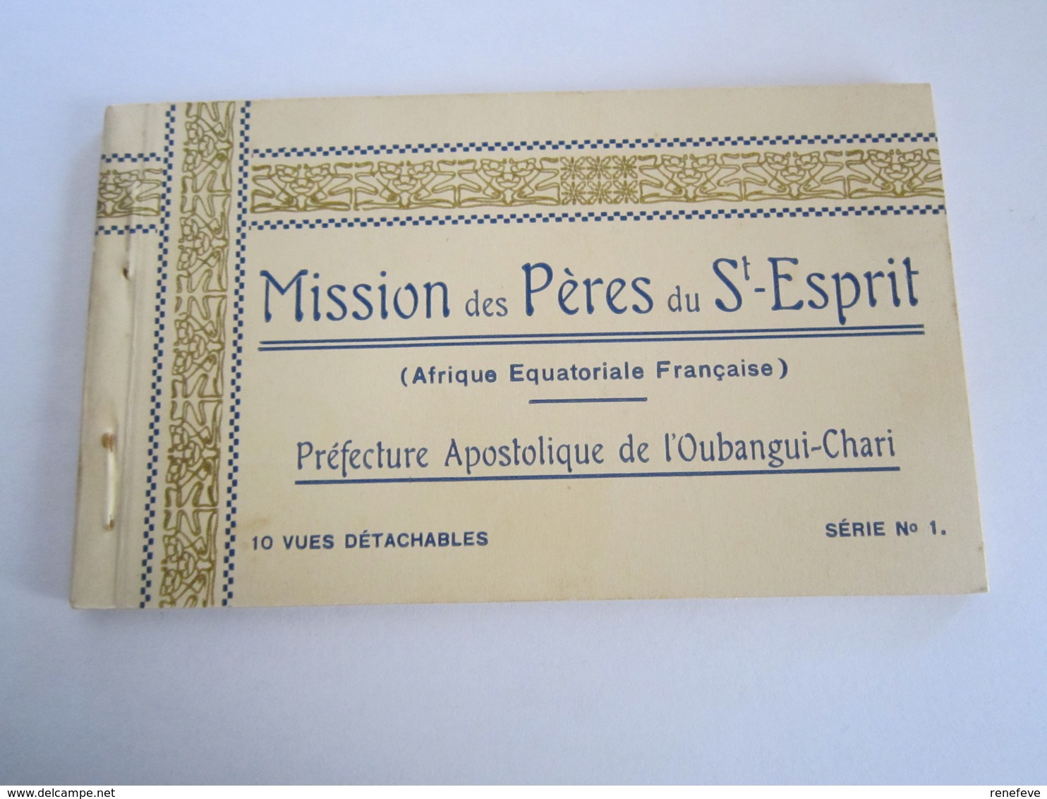Carnet Cpa Mission Des Pères Du St Esprit  Oubangui Chari   Saint Paul Des Rapides 18_13 - Centrafricaine (République)