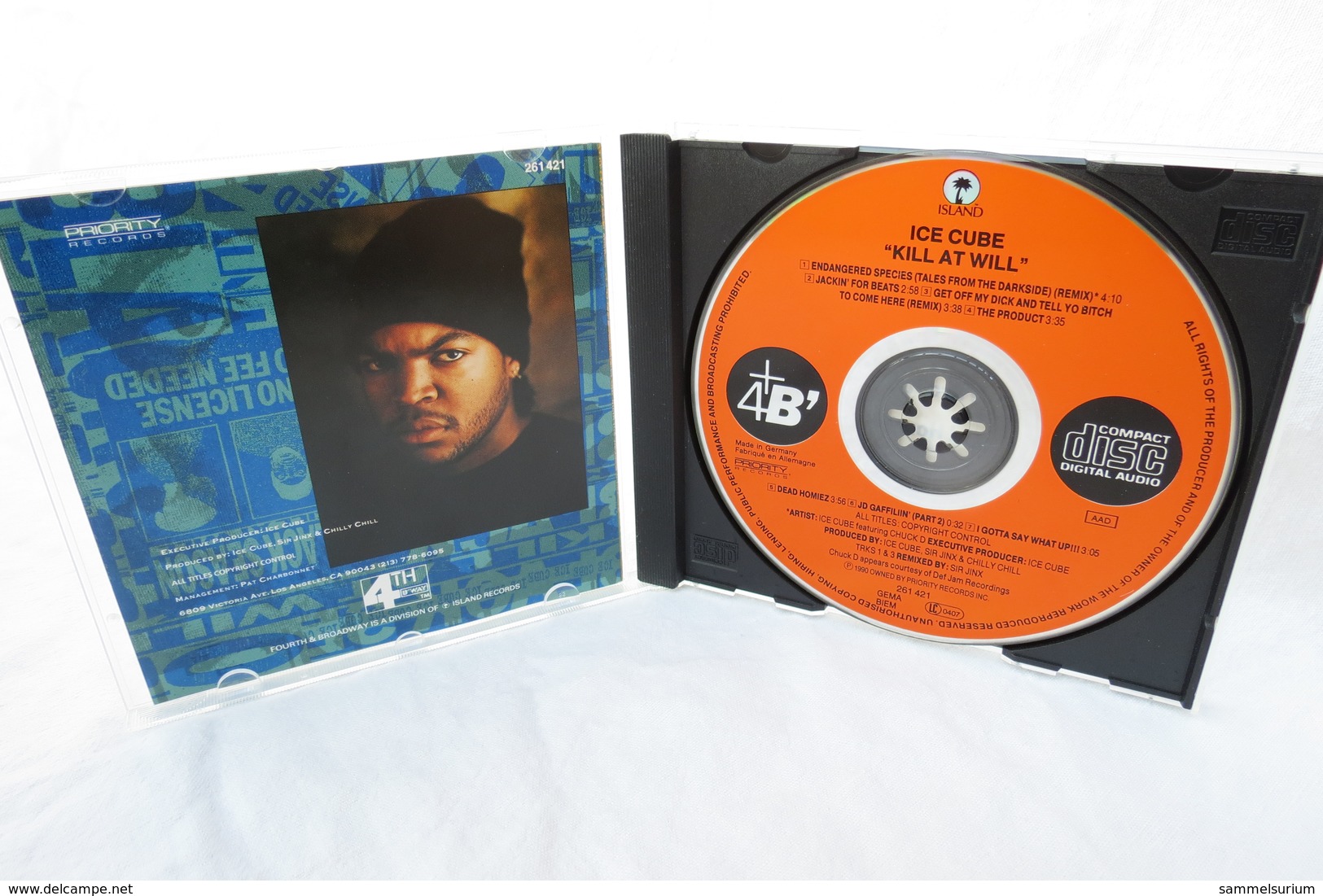 CD "Ice Cube" Kill At Will - Rap & Hip Hop