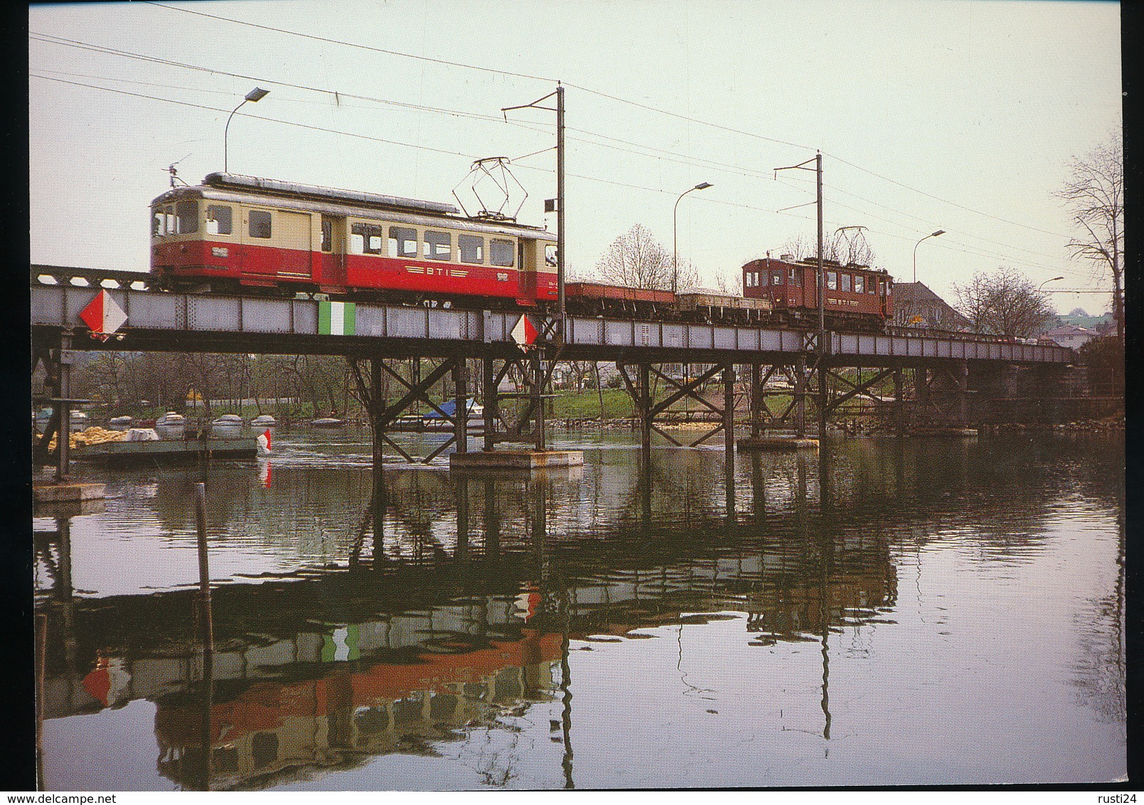 75 Jahre Biel - Tauffelen - Ins - Bahn BT1  1916 - 1991 -- - Trains
