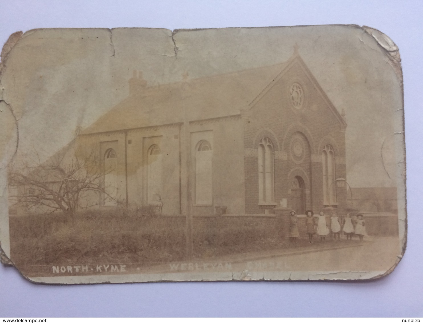 NORTH KYME  - Lincolnshire - Wesleyan Chapel - Real Photo - Other & Unclassified