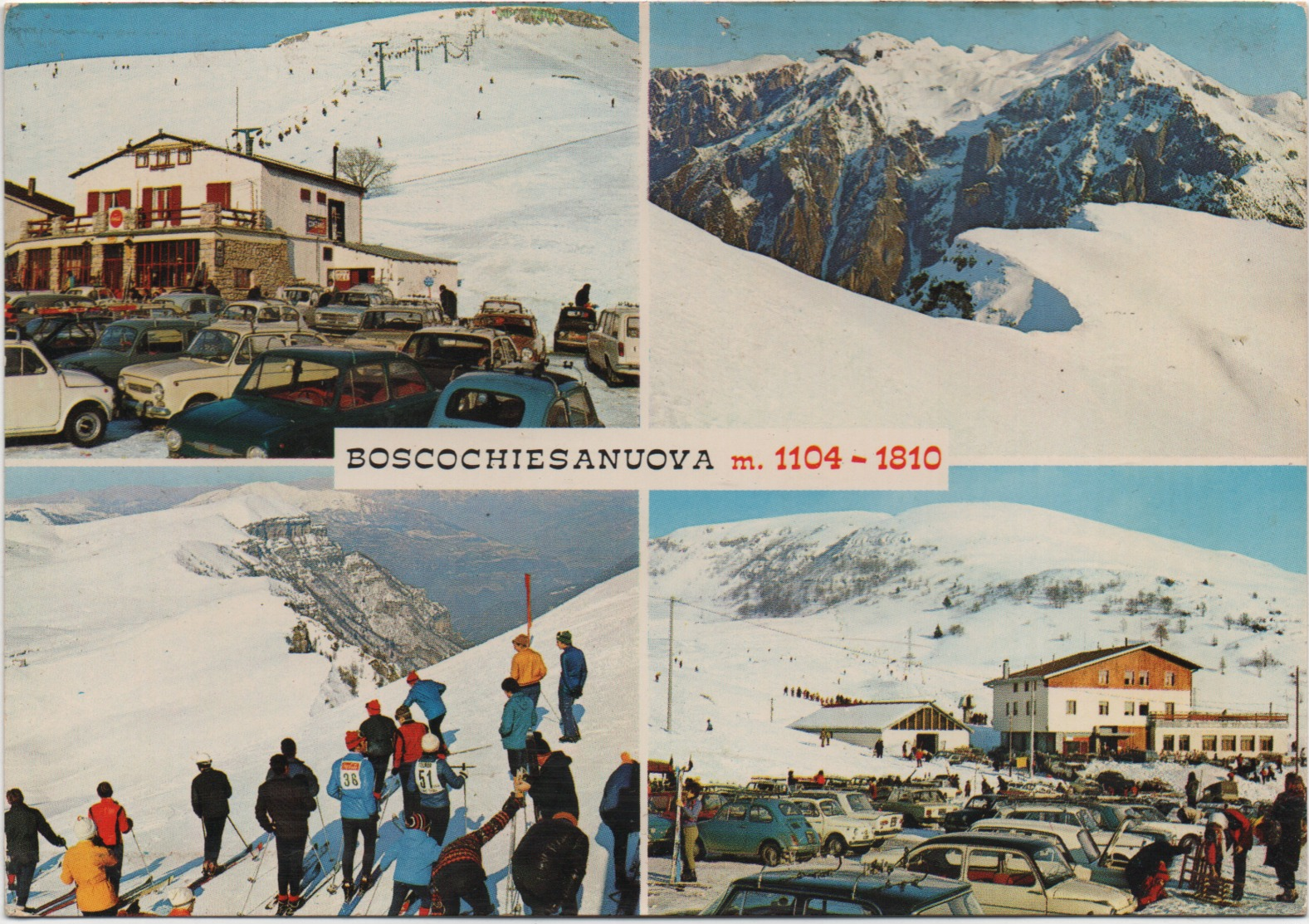 Boscochiesanuova (Verona): 4 Vedutine. Scritta 1975 Non Viaggiata - Verona