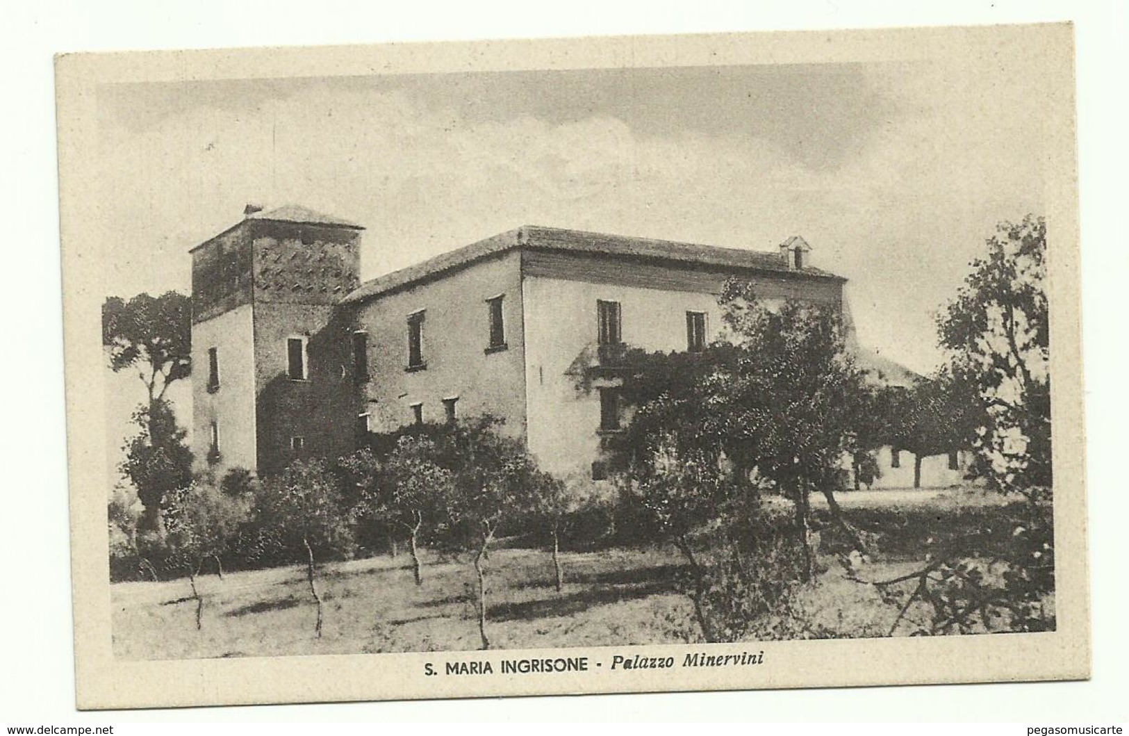 B023 - S MARIA INGRISONE BENEVENTO PALAZZO MINERVINI  - 1920 CIRCA - Benevento