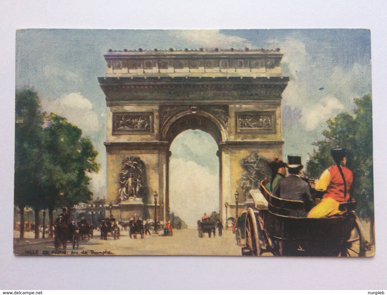 PARIS - Arc De Triomphe - Tuck`s Oilette - Arc De Triomphe