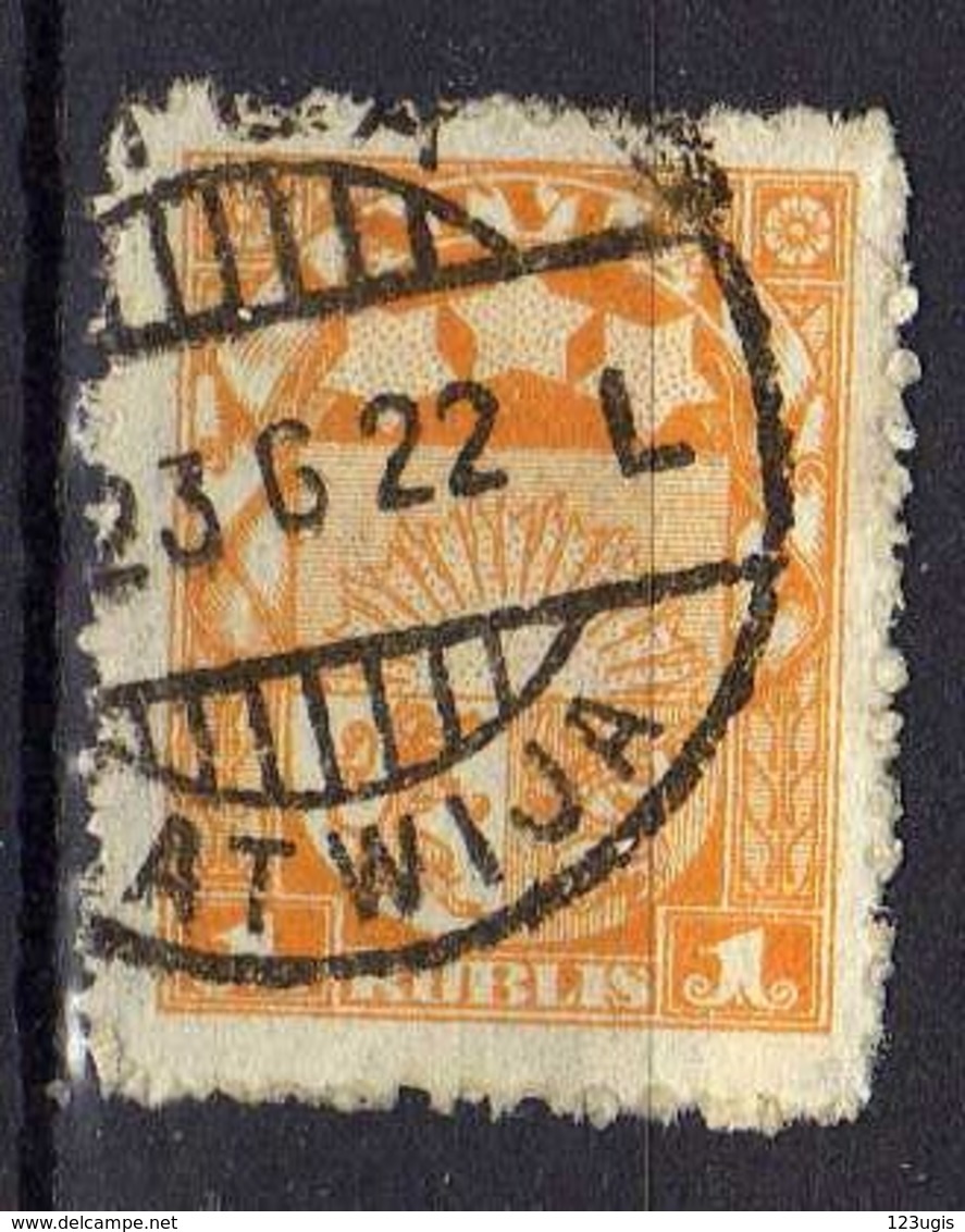 Lettland / Latvia 1921 Mi 78, Gestempelt, Zähnung 11 1/2 [241118XIV] - Lettland