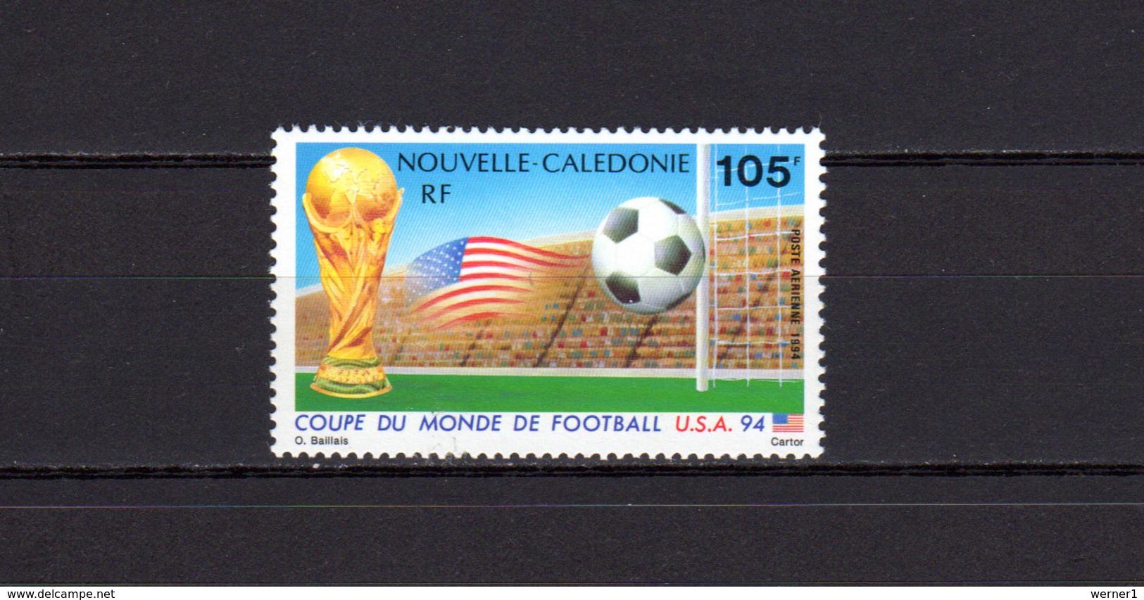 New Caledonia 1994 Football Soccer World Cup Stamp MNH - 1994 – USA