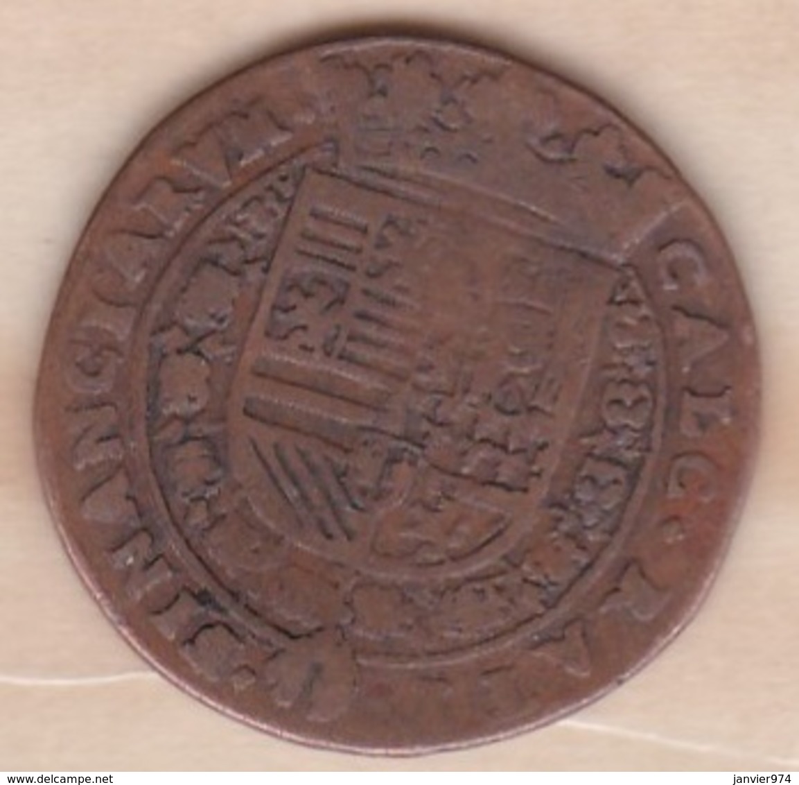 Jeton Pays Bas Espagnole Belgique Victoires De Archiduc Albert 1606 - Royaux / De Noblesse