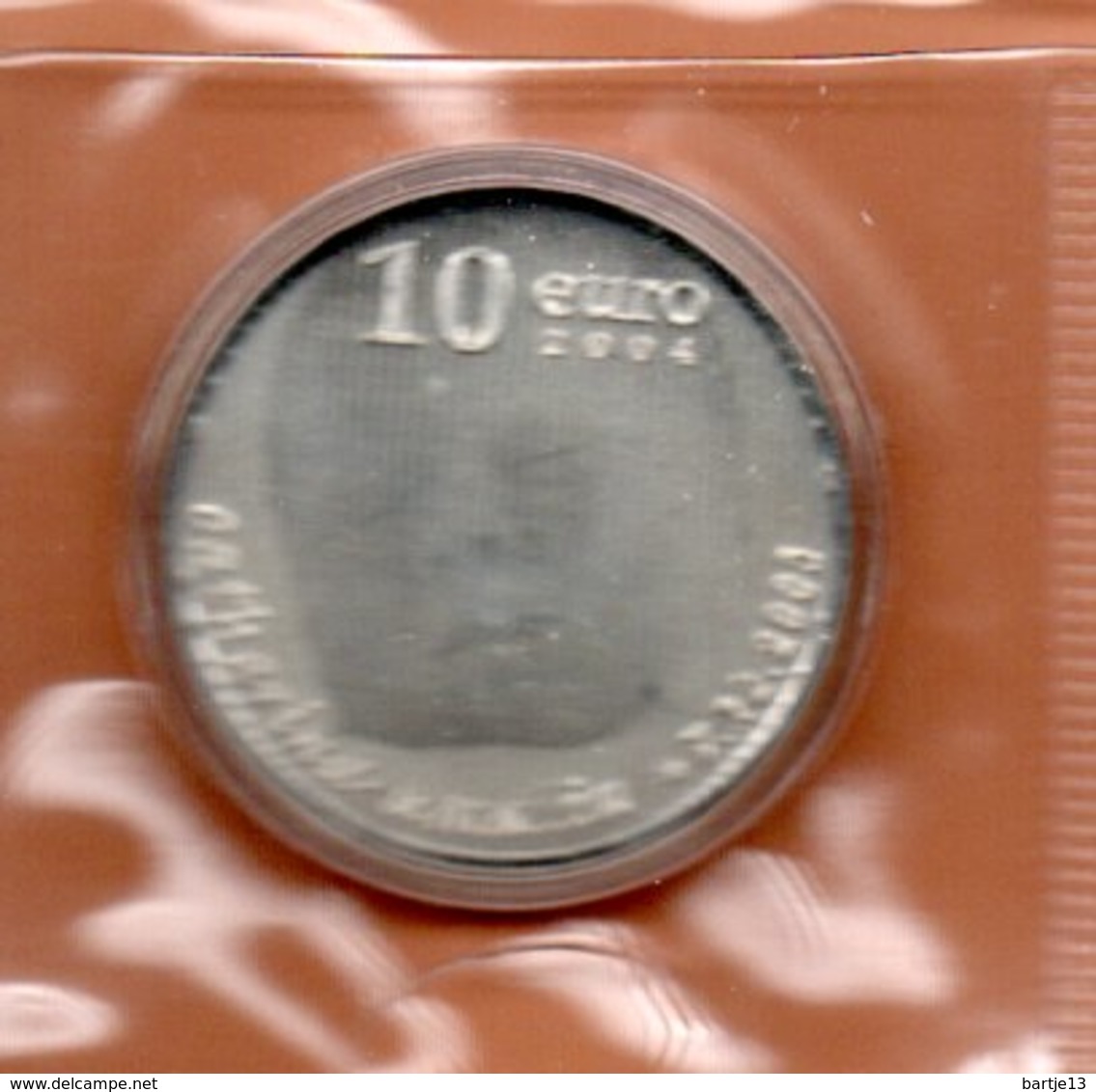 NEDERLAND 10 EURO 2003 ZILVER PROOF GEBOORTE AMALIA - Pays-Bas