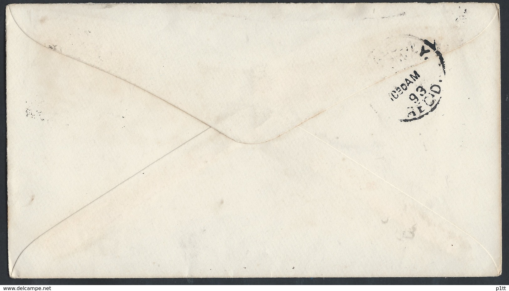 11us.Stamp Envelope 2 Cents. Passed Mail In 1893 From The City Of New York To The City Of Buffalo. - Covers & Documents