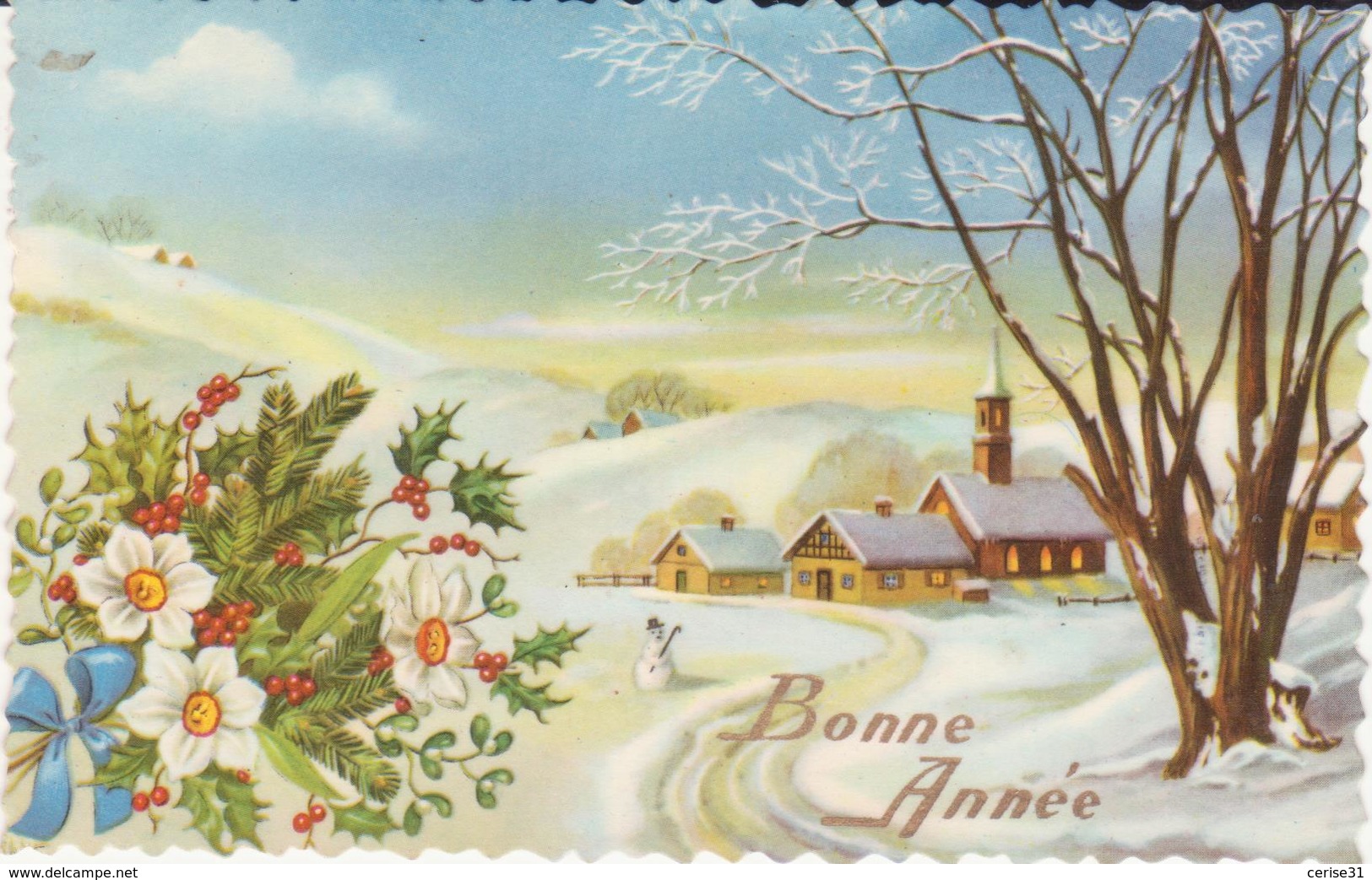 CP -  BONNE ANNEE - Neujahr