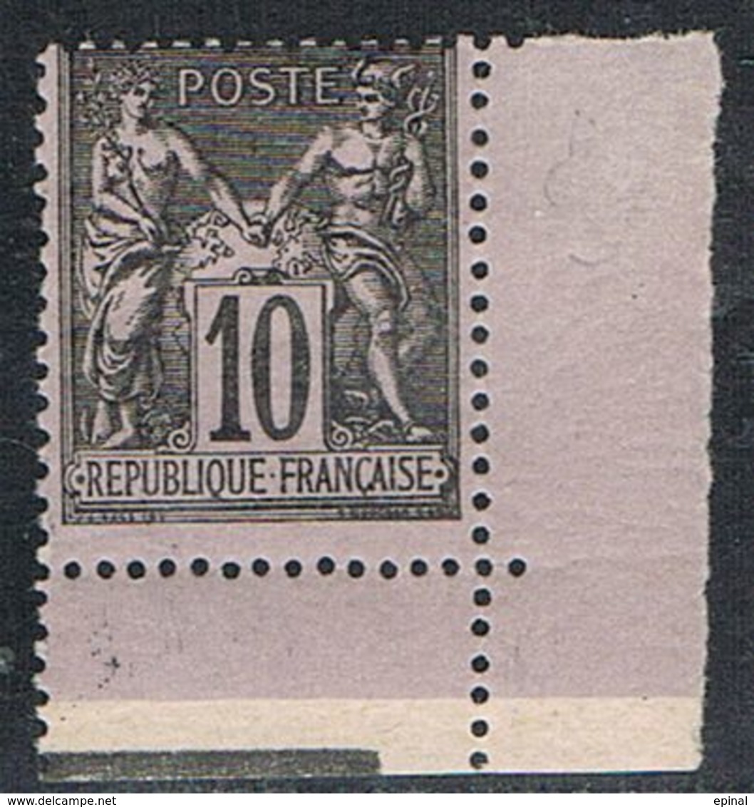 FRANCE : N° 89 ** Coin De Feuille (Type Sage) - PRIX FIXE - - 1876-1898 Sage (Type II)