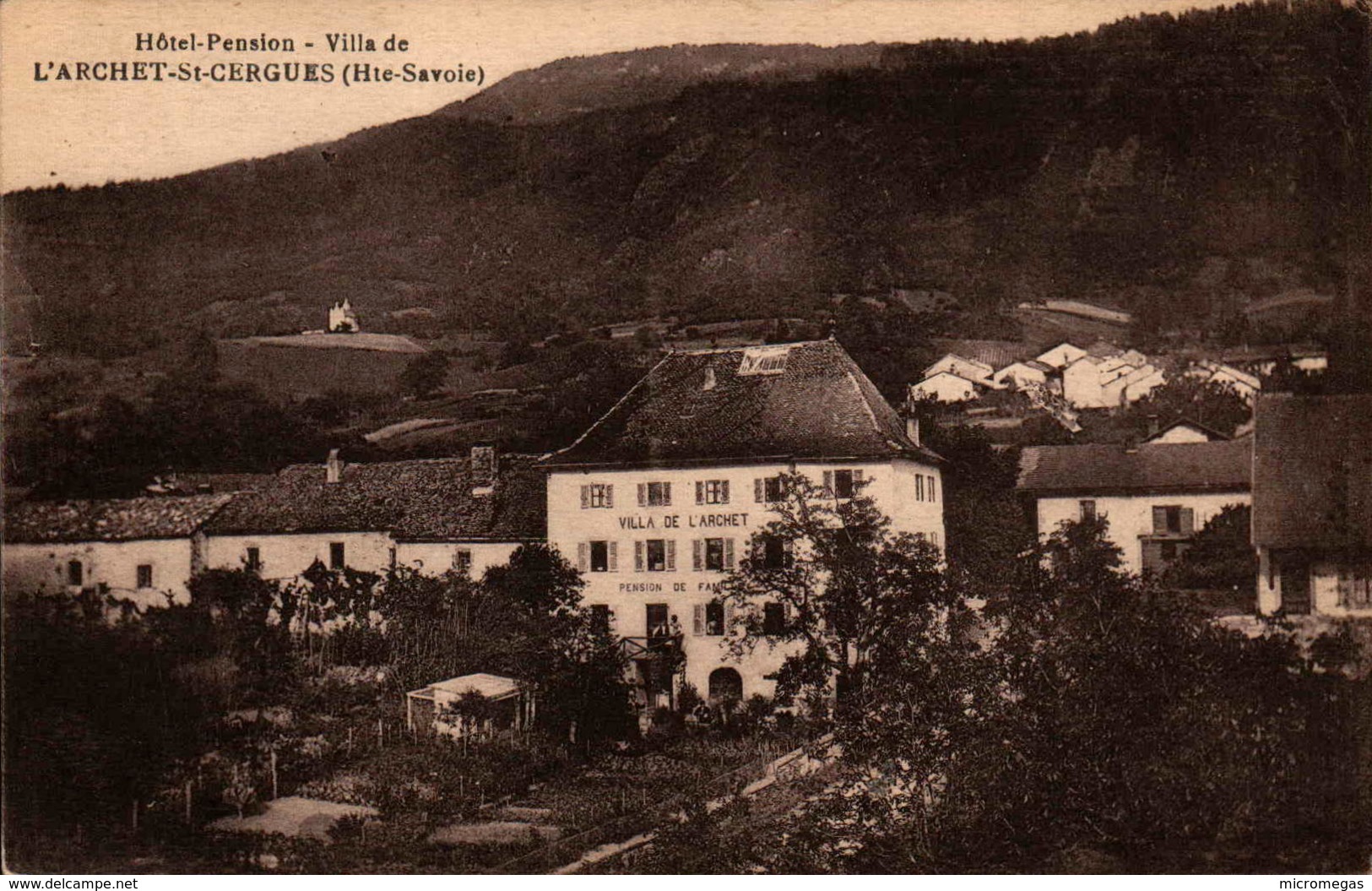 74 - Hôtel-Pension-Villa De L'ARCHET-ST-CERGUES - Saint-Cergues