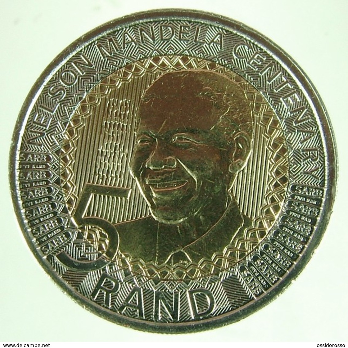 South Africa - 5 Rand Nelson Mandela Centenary - VF (very Fine) - Sud Africa