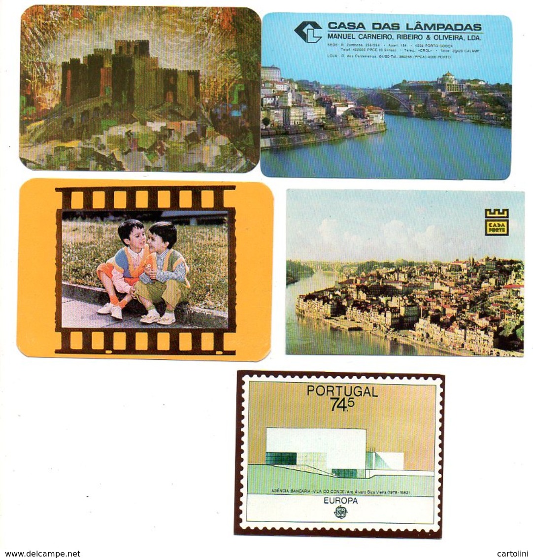 Kalender 5 Stuks/pcs Calendrier De Poche Pocket Calendar Taschenkalender Portugal - Small : 1981-90