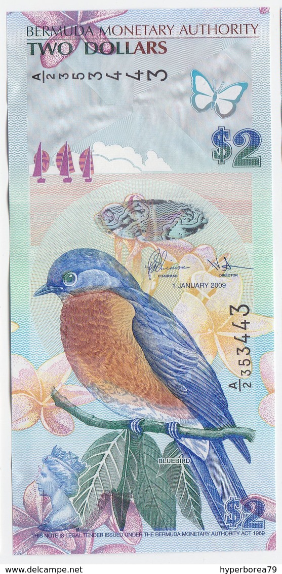 Bermuda P 57 - 2 Dollars 2009 - UNC - Bermude
