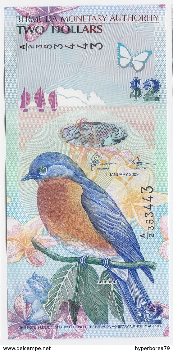 Bermuda P 57 - 2 Dollars 2009 - UNC - Bermudes